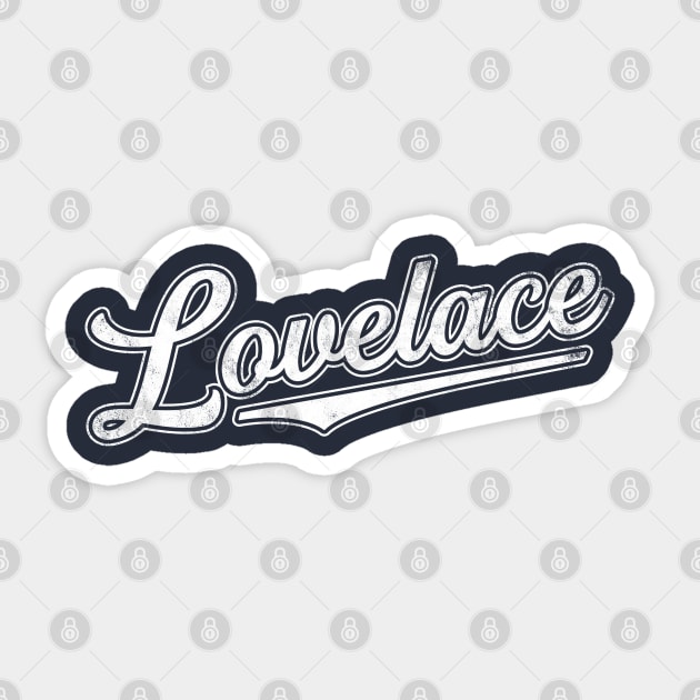 TEAM Lovelace – Ada Lovelace Hero Women Science Computing Coder Sticker by thedesigngarden